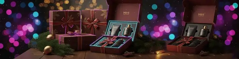 Illustration aquarelle pastel brillante d'idées cadeaux de Noël 2025 par Mihi, évoquant des cartes précieuses.