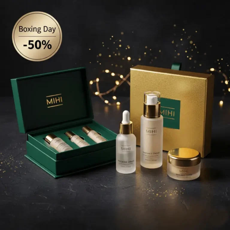 Promotions Boxing Day sur une sélection de produits de beauté Mihi
