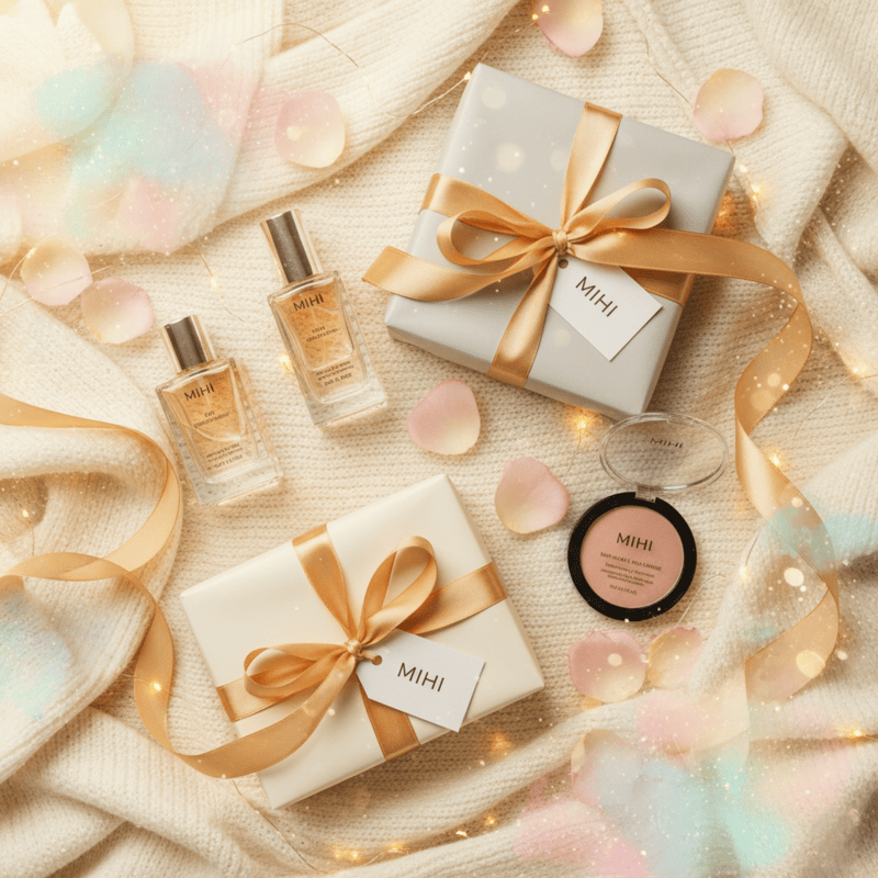Assortiment d'idées cadeaux beauté Mihi, idéal pour faire plaisir à coup sûr.