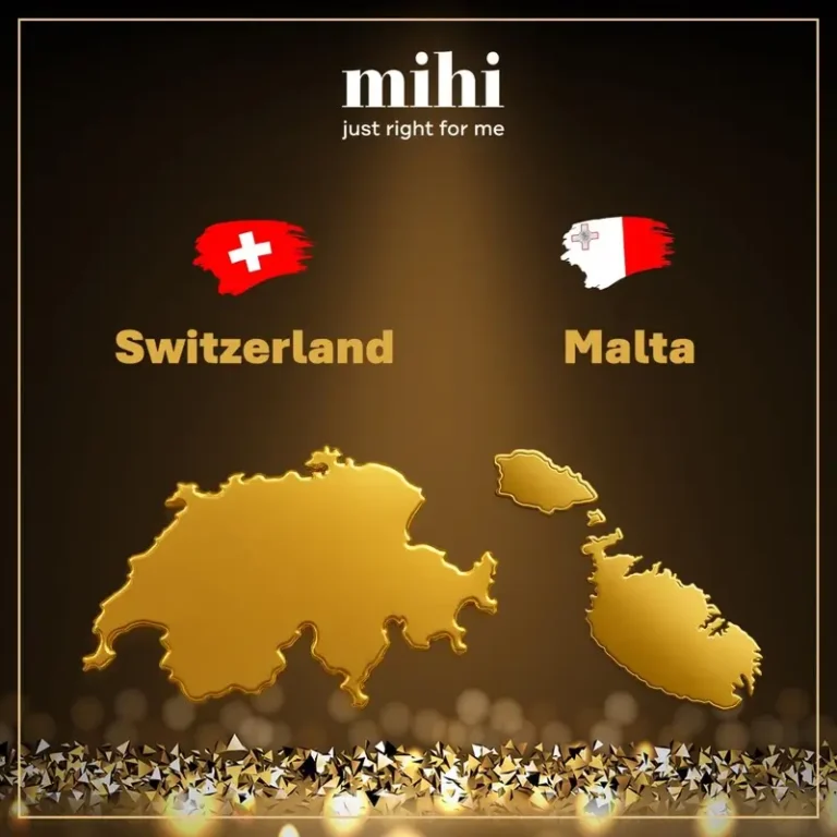 Annonce officielle de la **livraison Mihi Malte Suisse** avec les drapeaux.