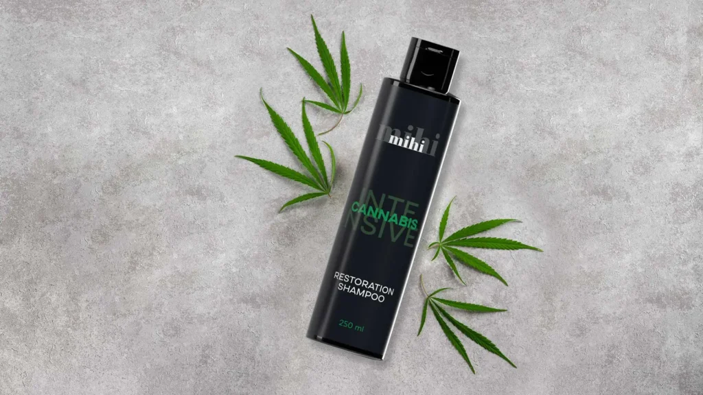 Routine de réparation pour soin cheveux secs en automne 2025 avec la gamme Cannabis Intensive de Mihi.