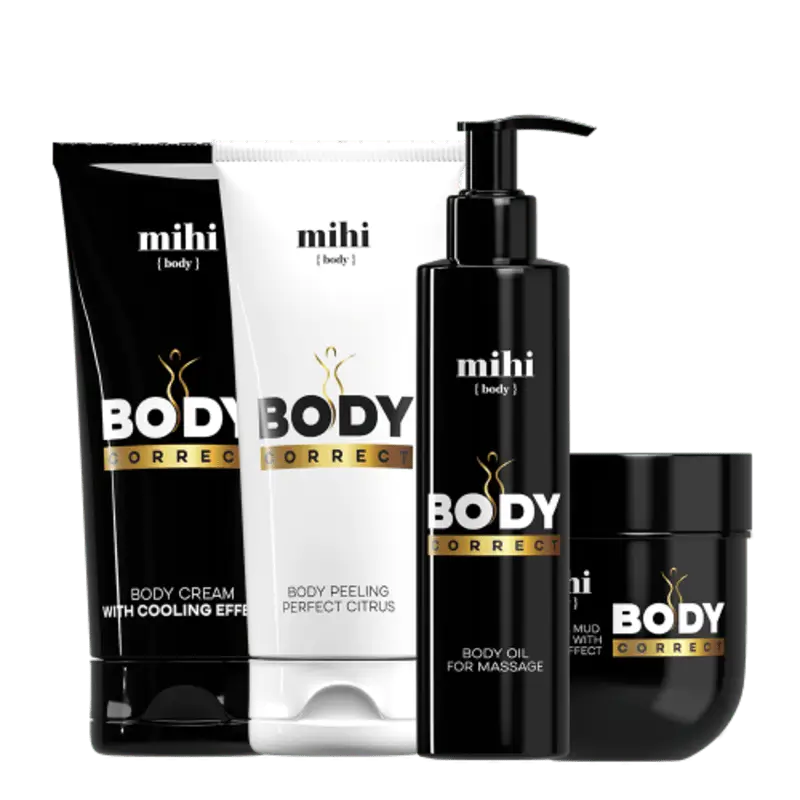 Les 4 étapes du soin corps raffermissant automne avec les produits Mihi Sculptor of Your Body.