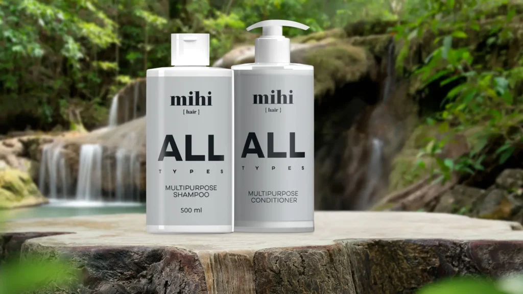 Gros plan sur les textures de soins pour choisir sa routine capillaire Mihi.