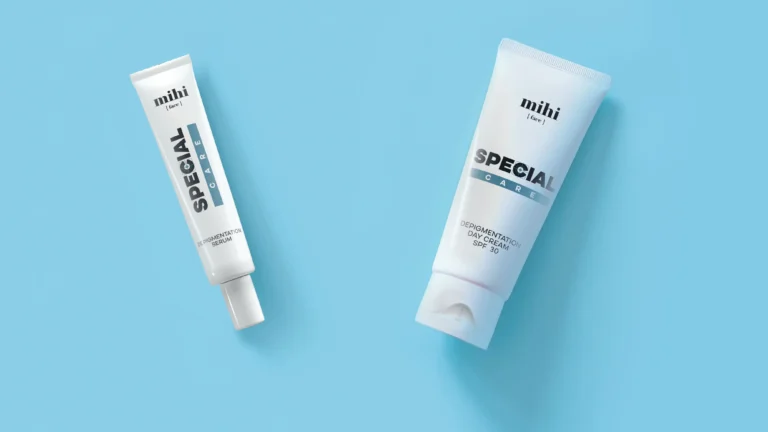 Guide du traitement des taches brunes sur le visage avec la routine de soins experts anti-taches de Mihi.